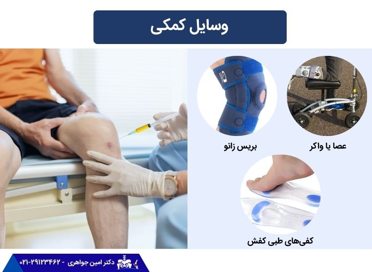 استفاده از وسایل کمکی بعد از تزریق پی آر پی