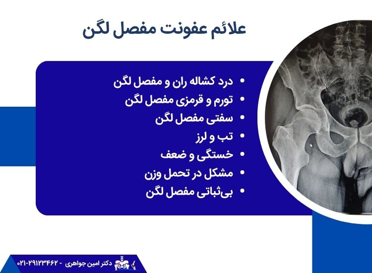 علائم عفونت لگن