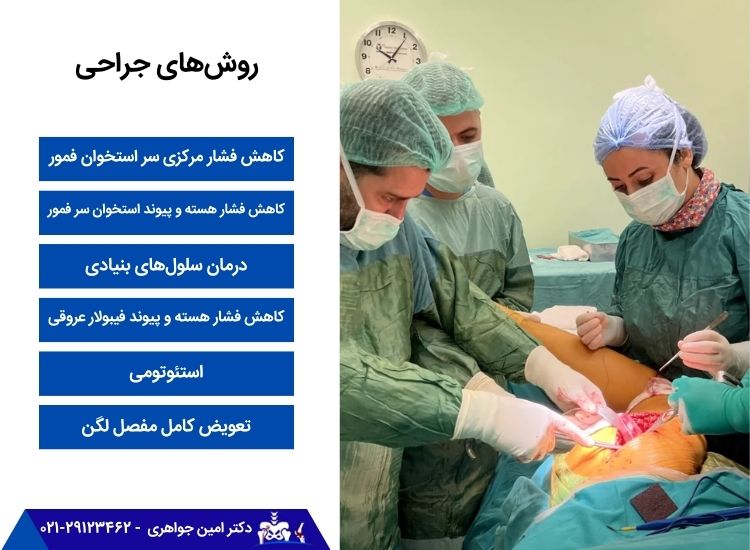 جراحی برای سیاه شدن سر استخوان