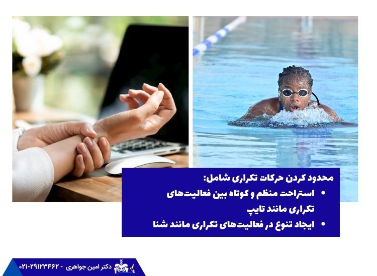 محدود کردن حرکات تکراری برای پیشگیری از آرتروز