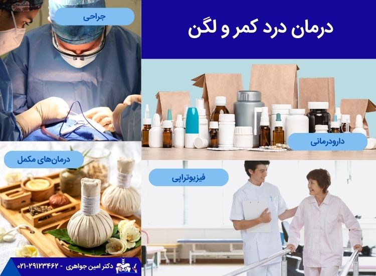 درمان درد کمر و لگن