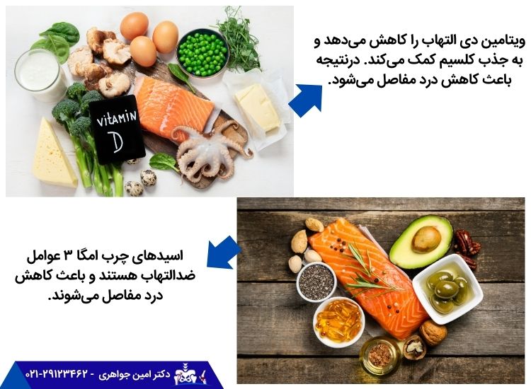 ویتامین‌های مفید برای زانودرد